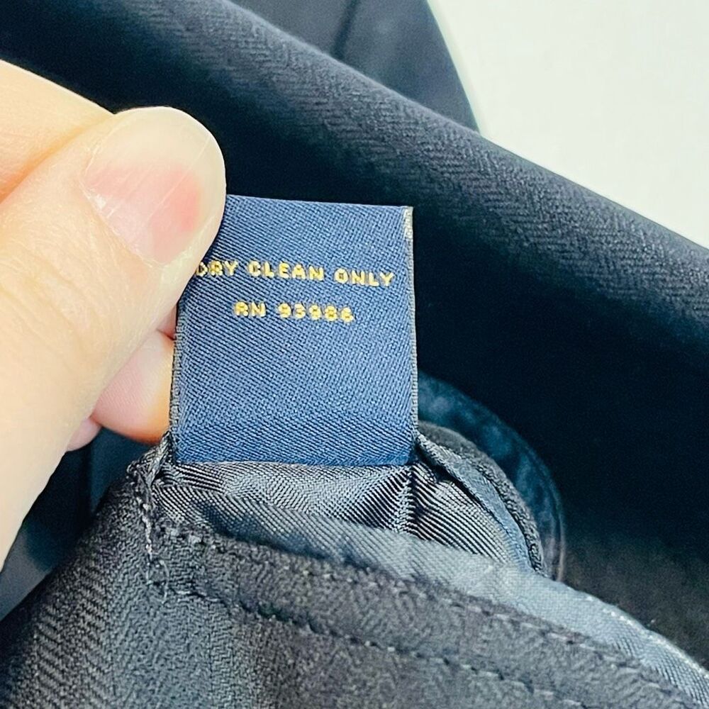 Brooks Brothers Black Wool Sport Coat Size 46R - Picture 6 of 12